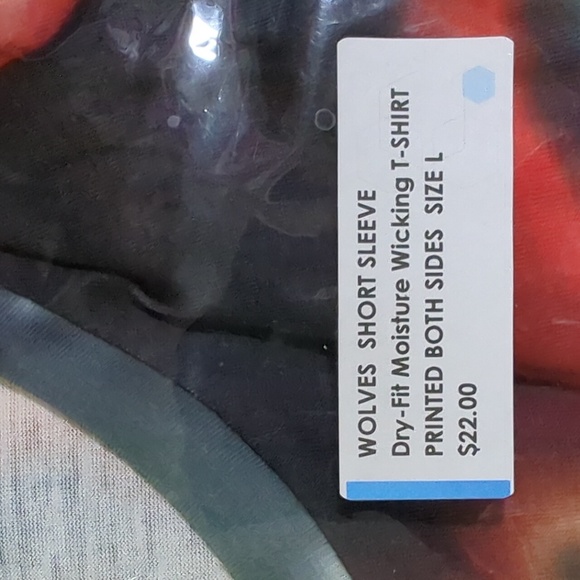 Wolf T-Shirt Wolves All Over 3D Printed Colorful Native American Spirit - Picture 5 of 6